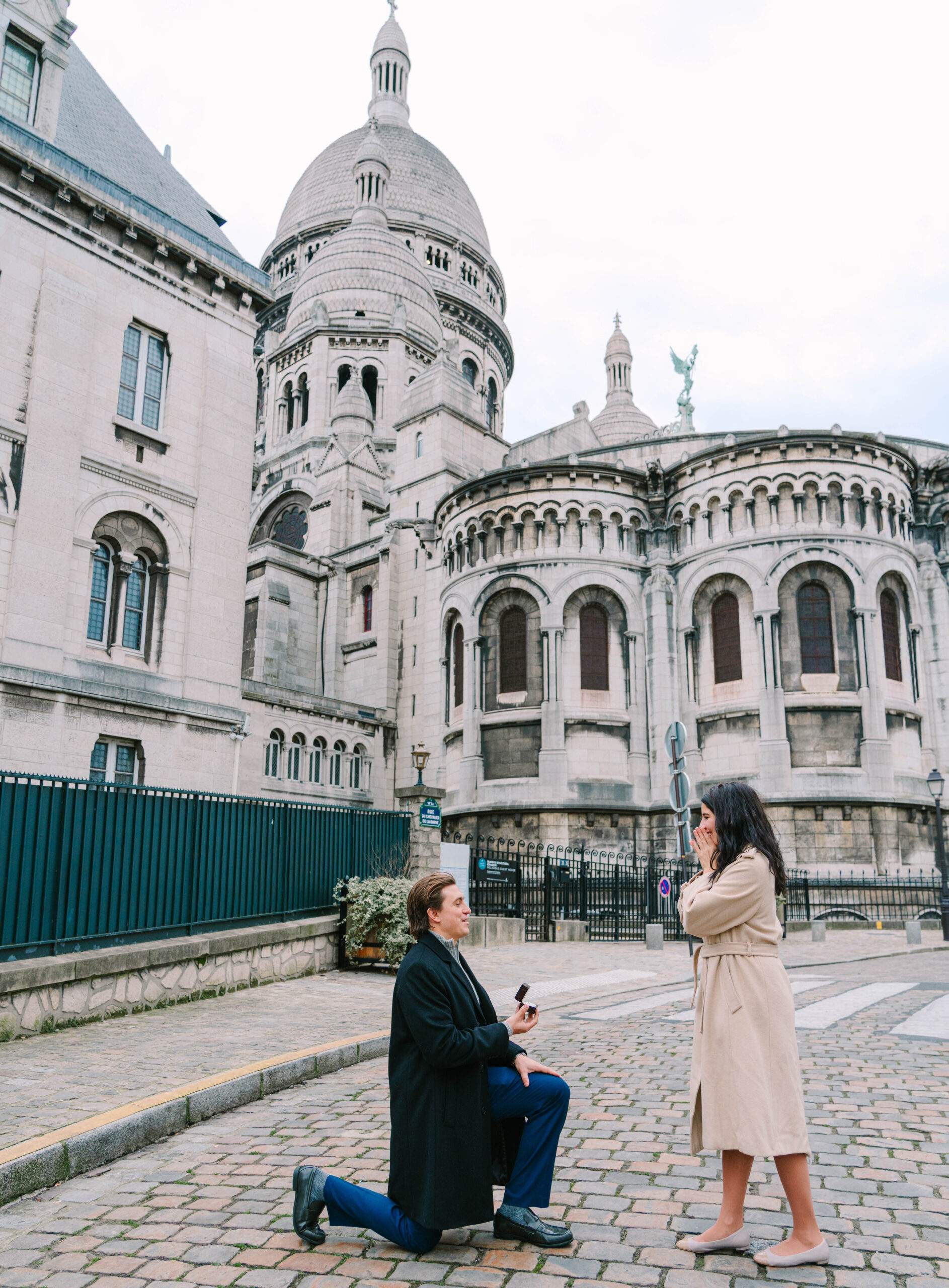 Gorgeous Montmartre New Years Day Engagement