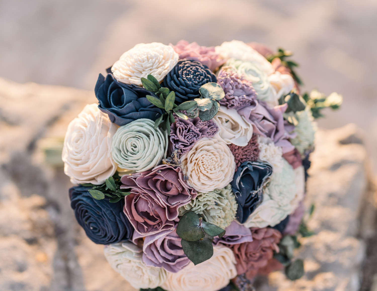 wedding bouquet by sola wood flowers