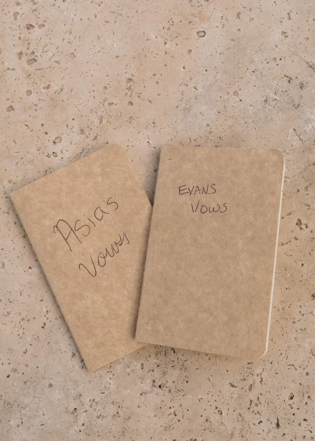 vow booklets for ceremony in gordes france