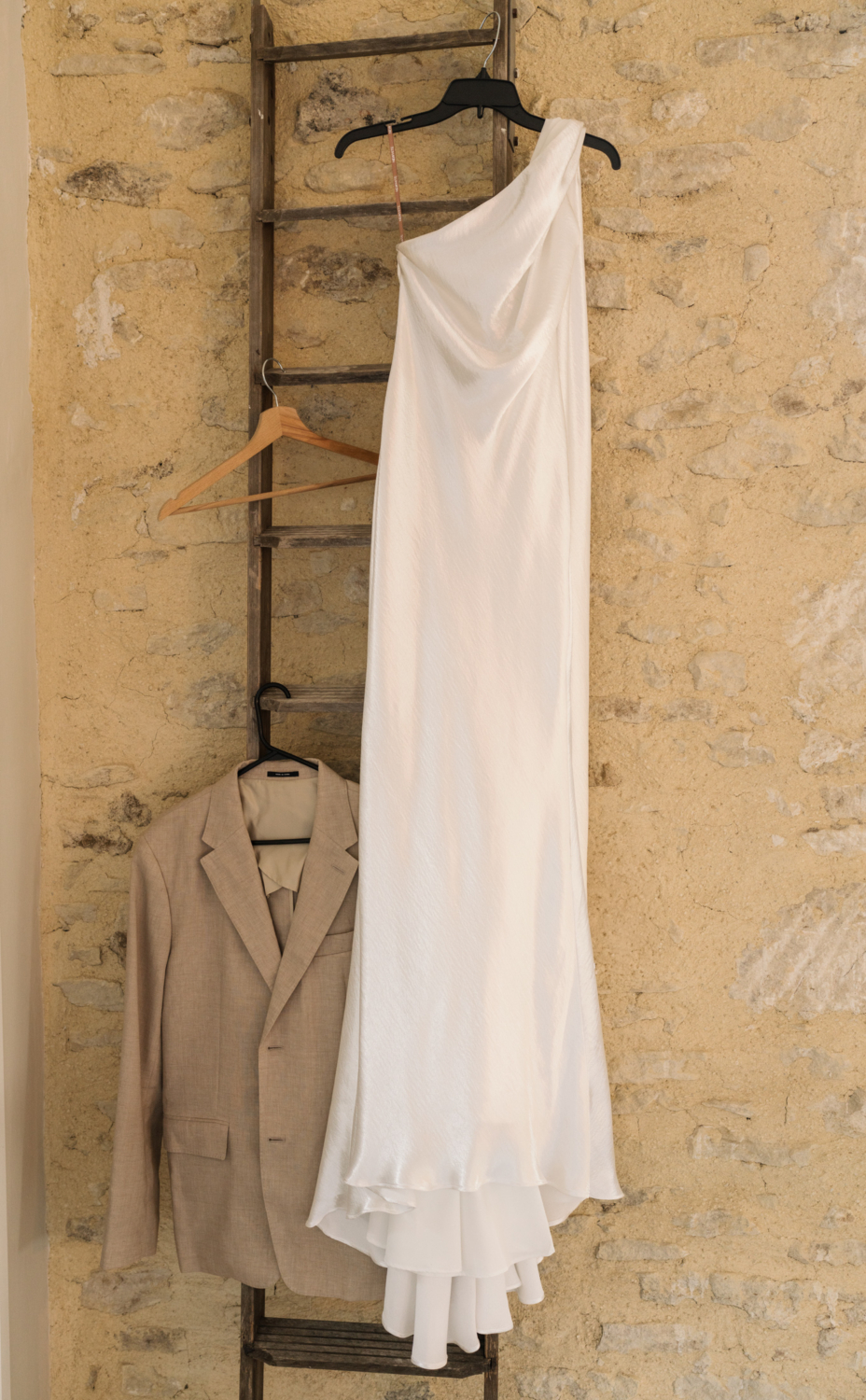 wedding garments ready for wedding in gordes france