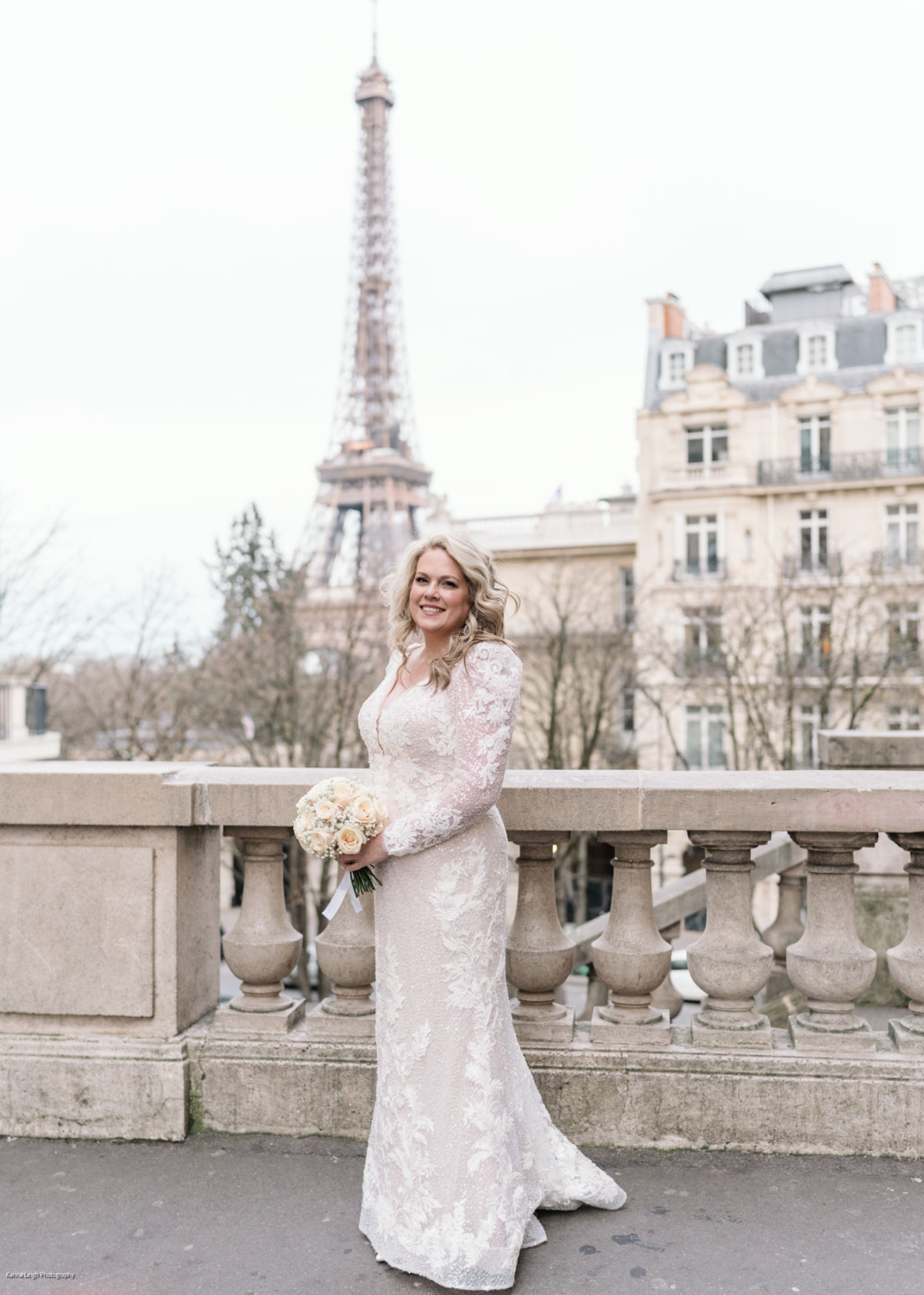 beautiful mature bride on her wedding day in paris france