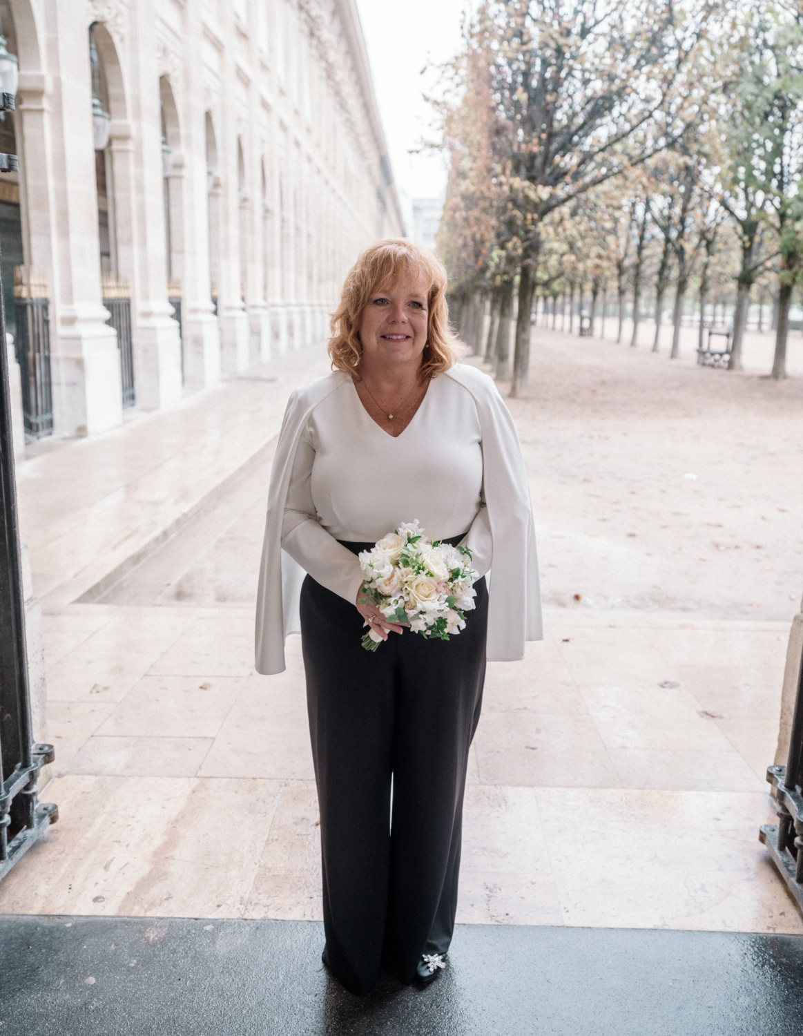 mature bride shines on her wedding day in paris france