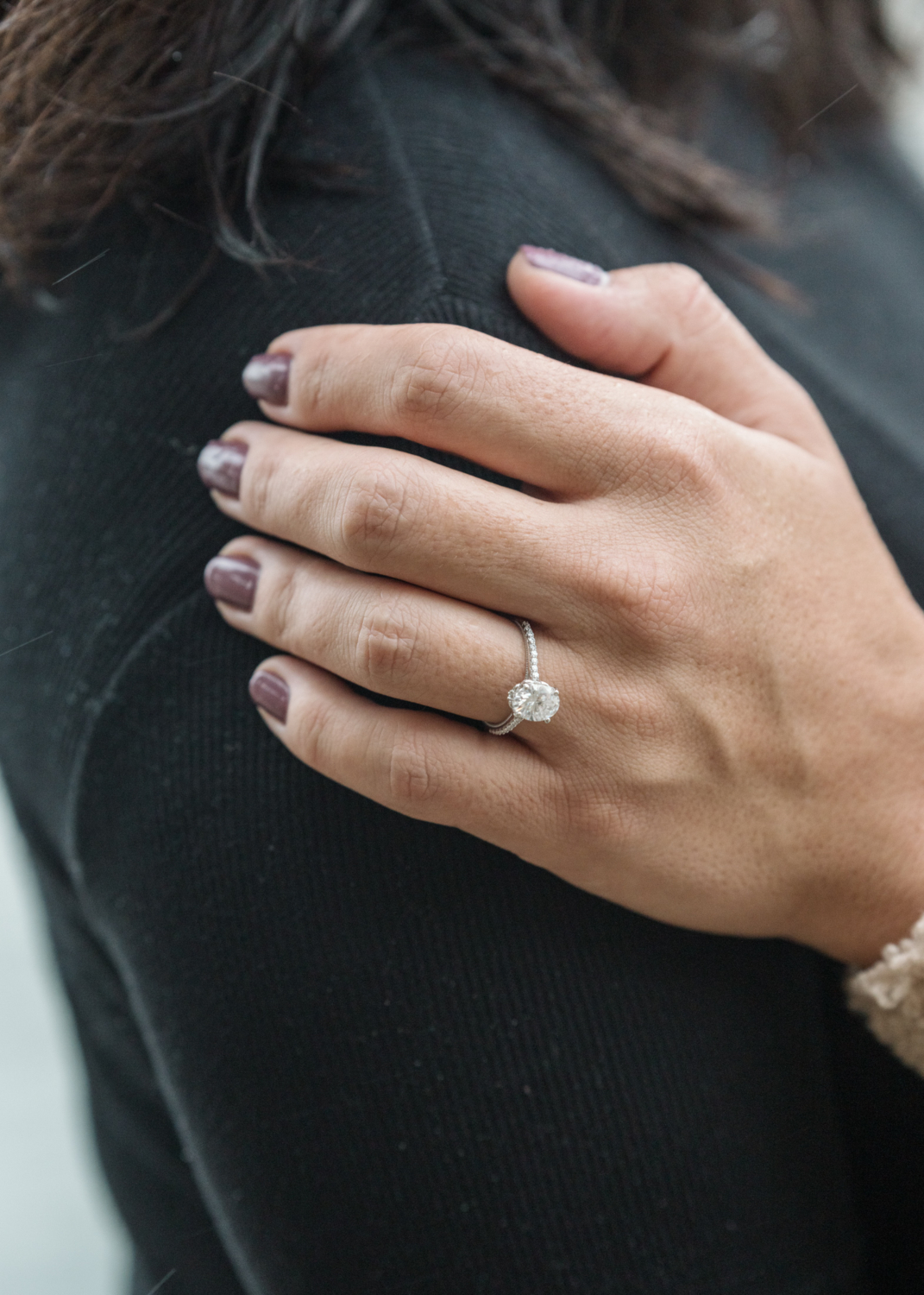 diamond engagement ring in paris