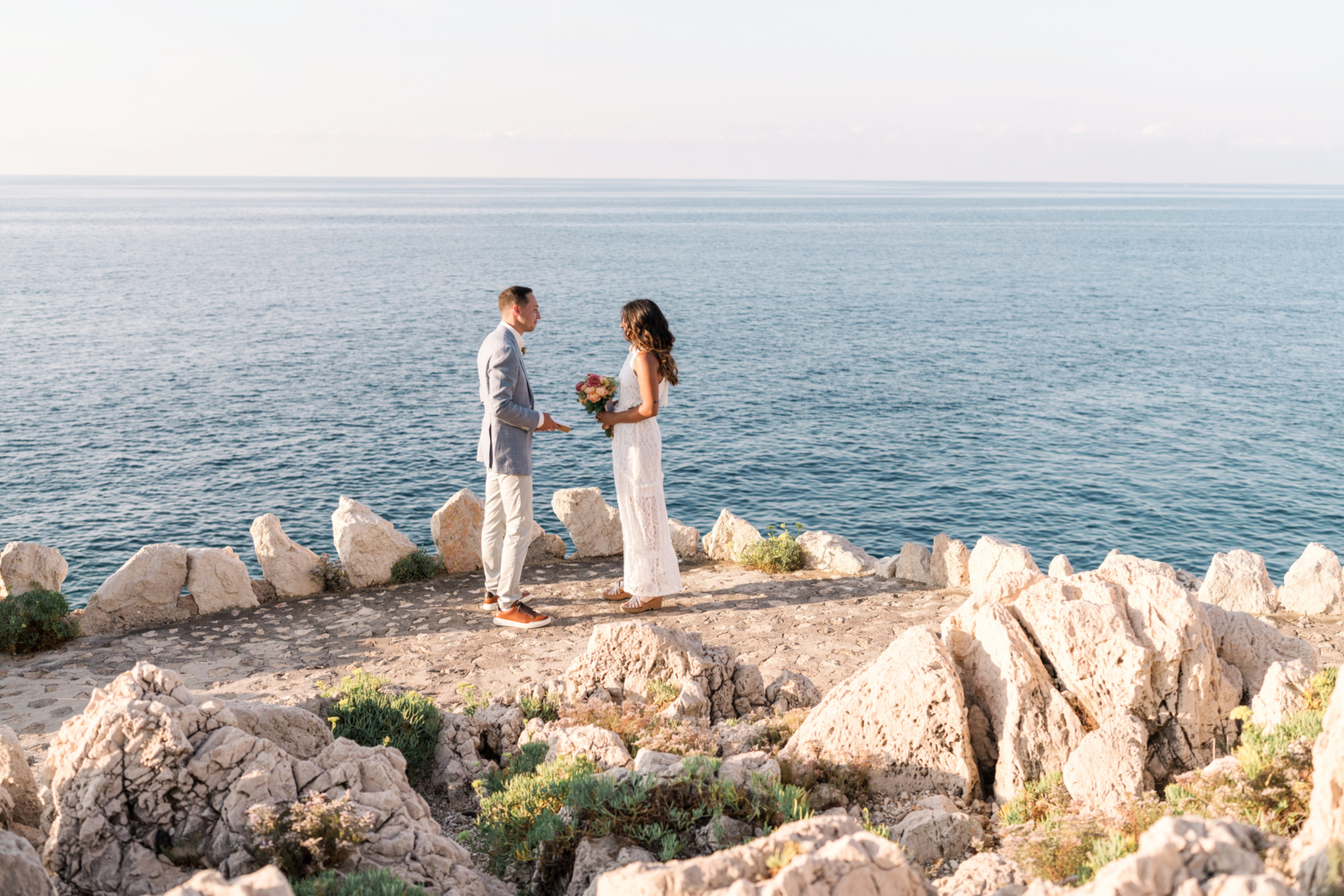 beautiful elopement in saint jean cap ferrat france on the french riviera