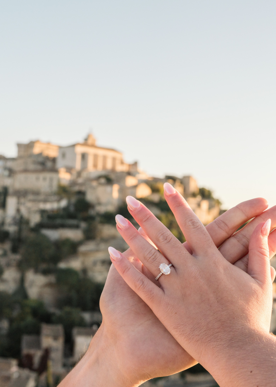 engagement ring in gordes provence france