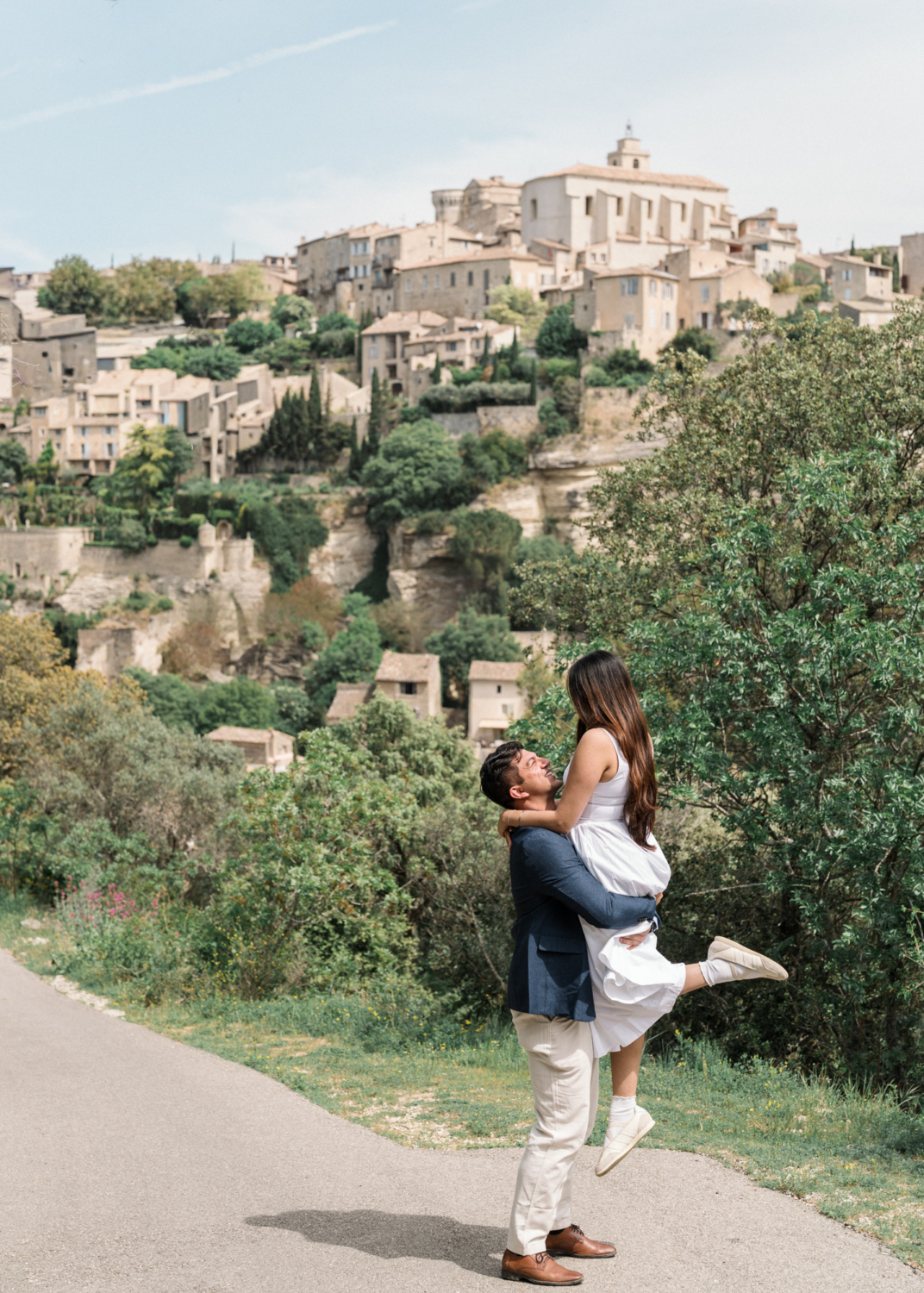 karina leigh - gordes provence surprise proposal photographer