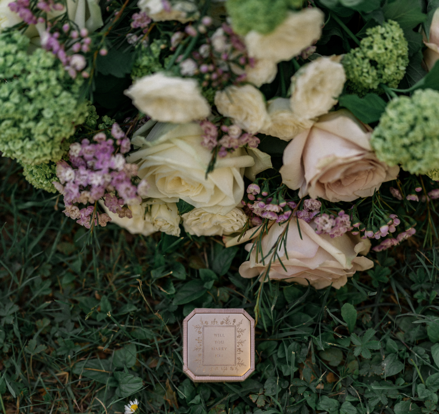 surprise engagement at chateau des alpilles in provence france