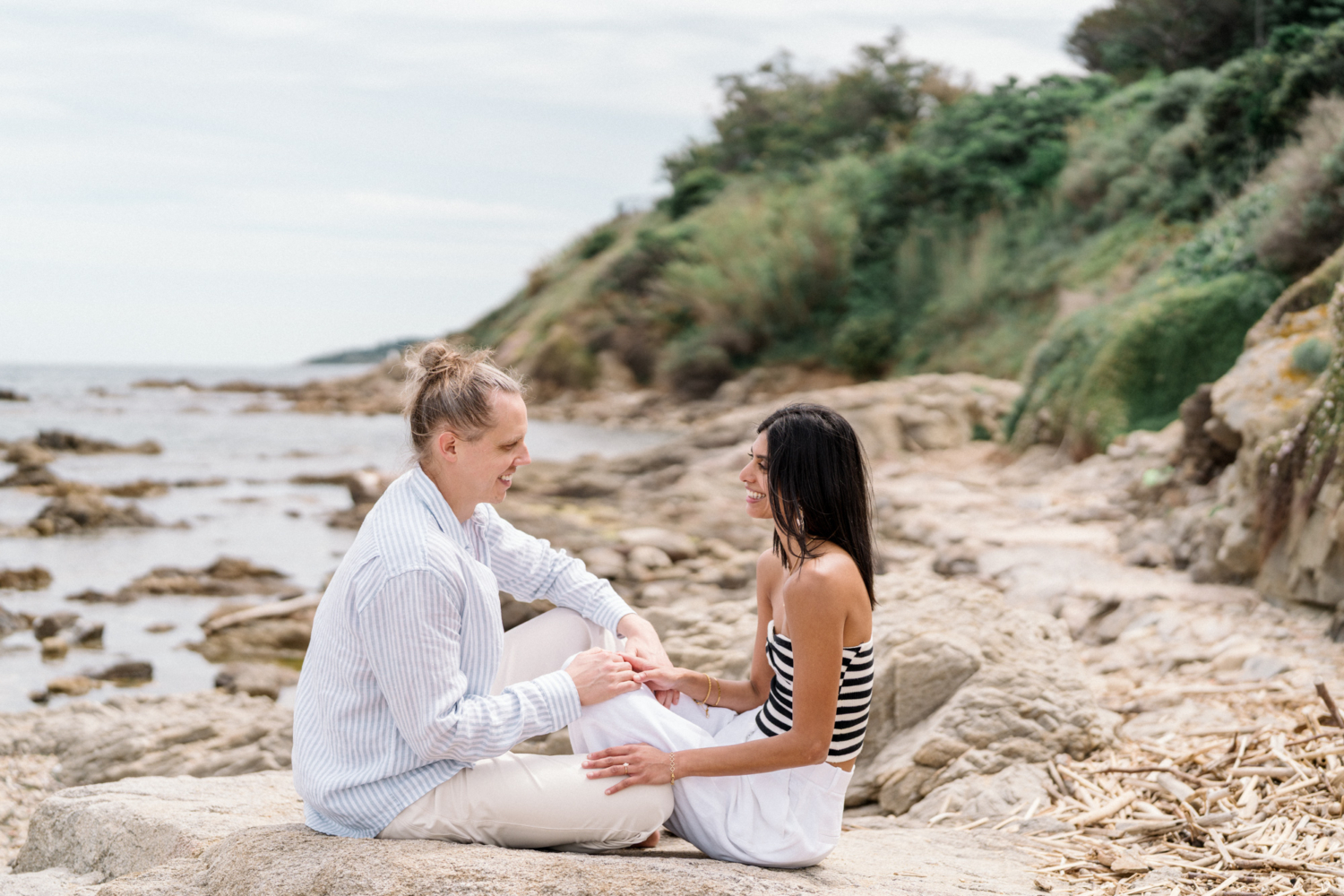 karina leigh - surprise proposal and engagement in saint tropez france