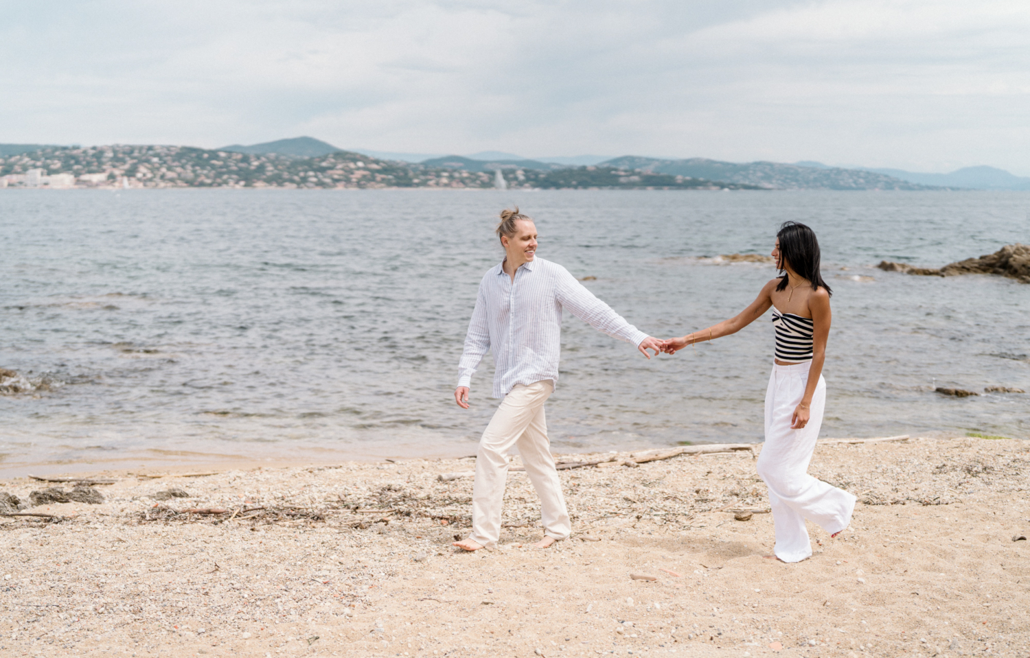 karina leigh - surprise proposal and engagement in saint tropez france