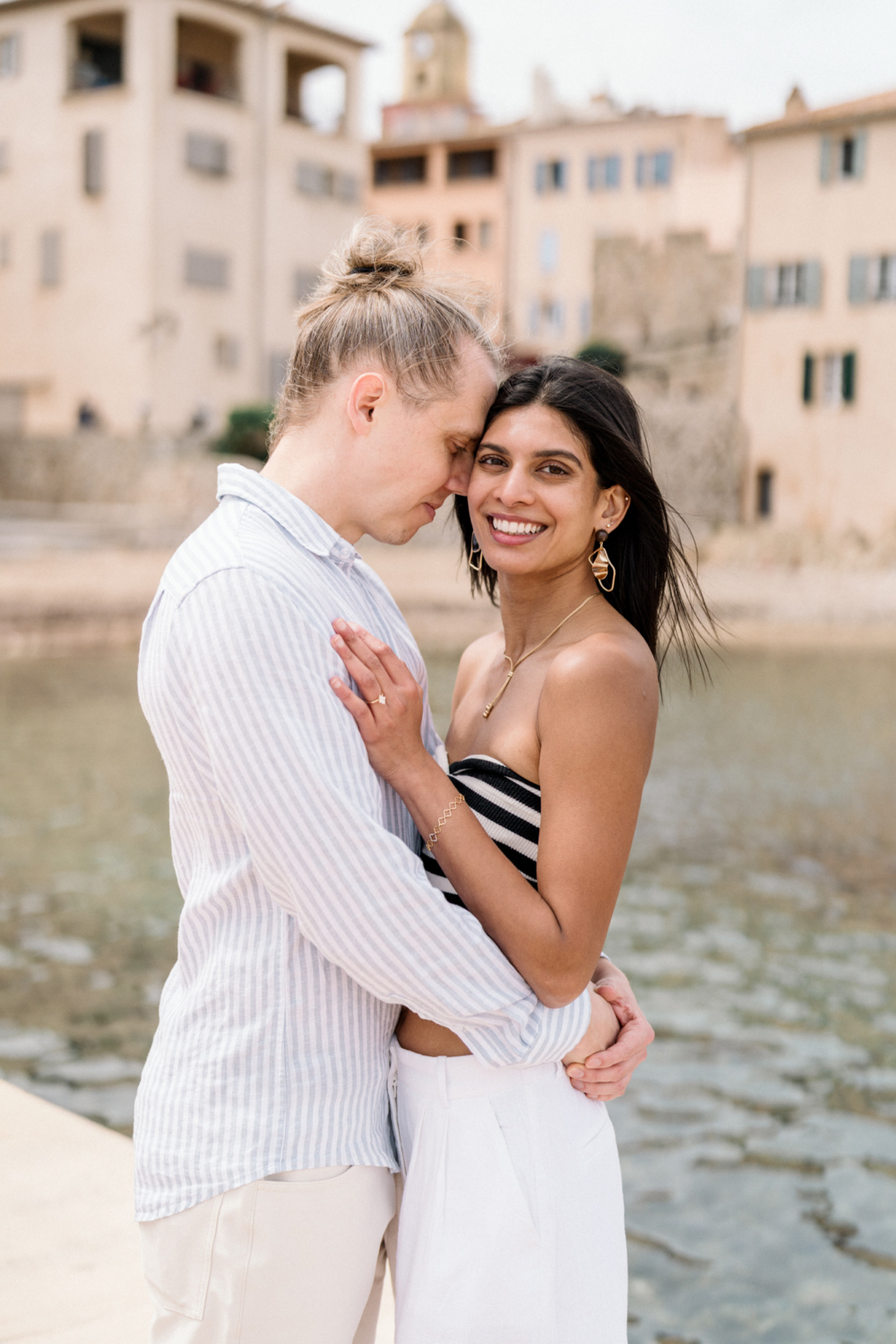 karina leigh - surprise proposal and engagement in saint tropez france