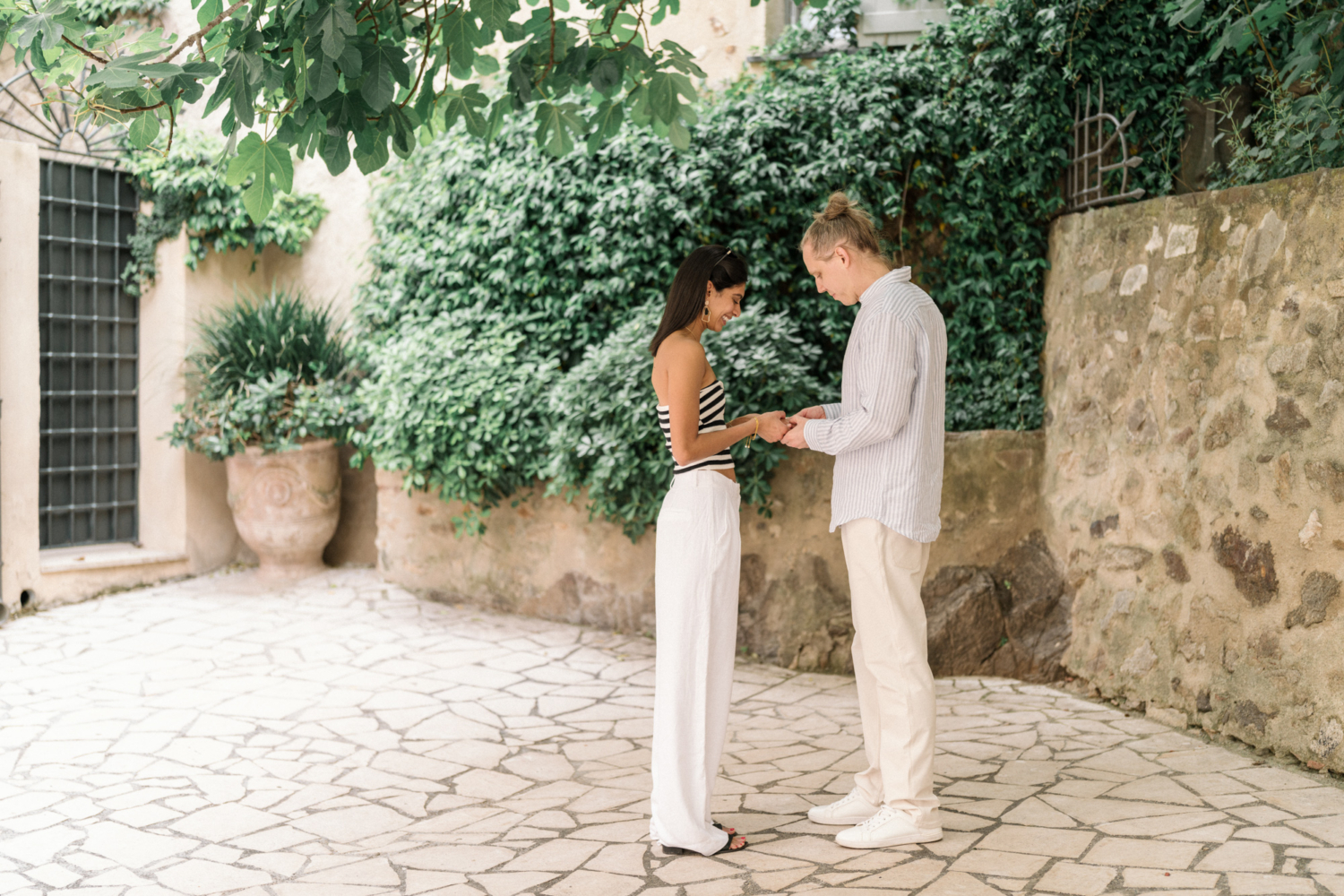 karina leigh - surprise proposal and engagement in saint tropez france