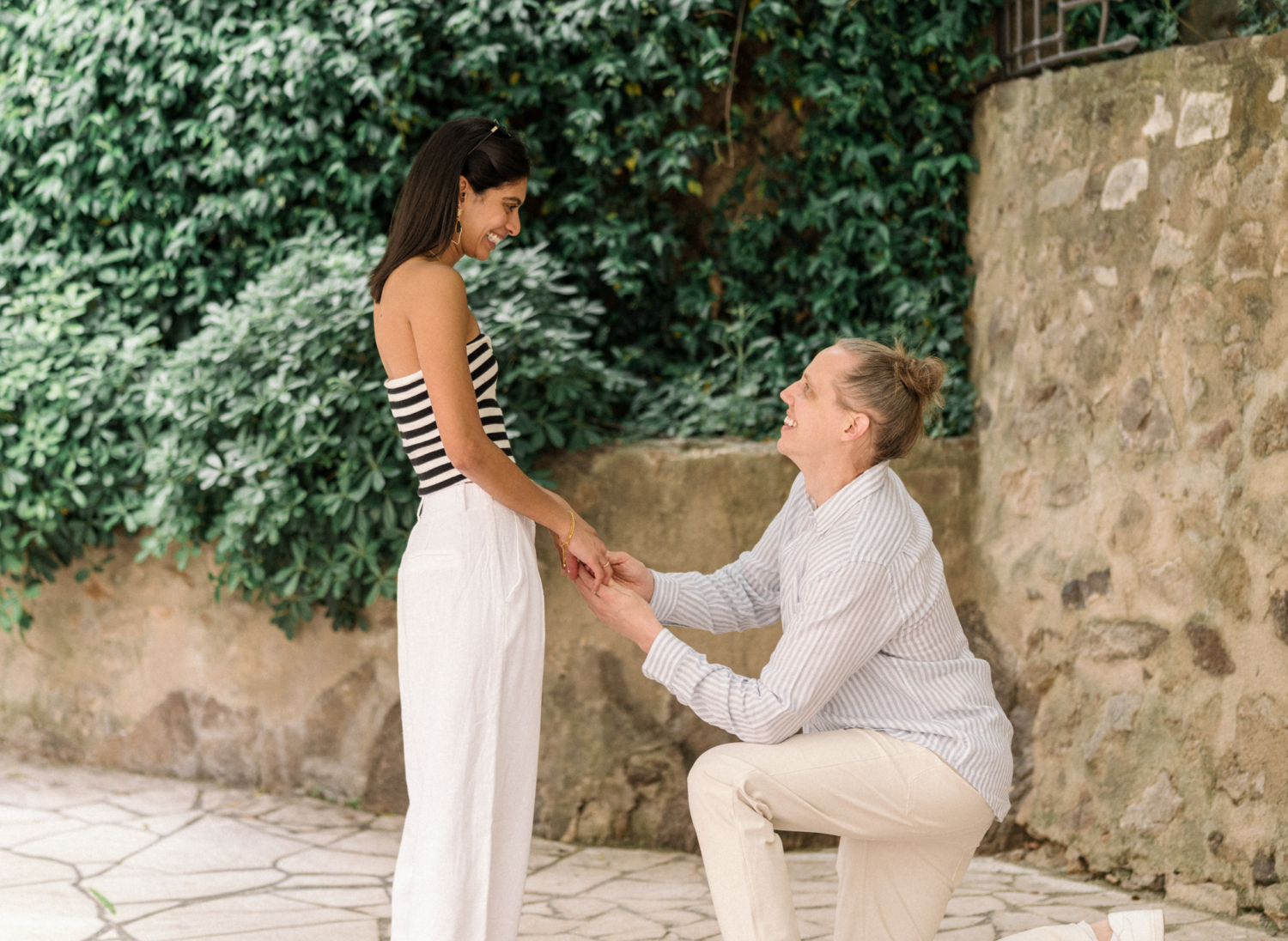karina leigh - surprise proposal and engagement in saint tropez france