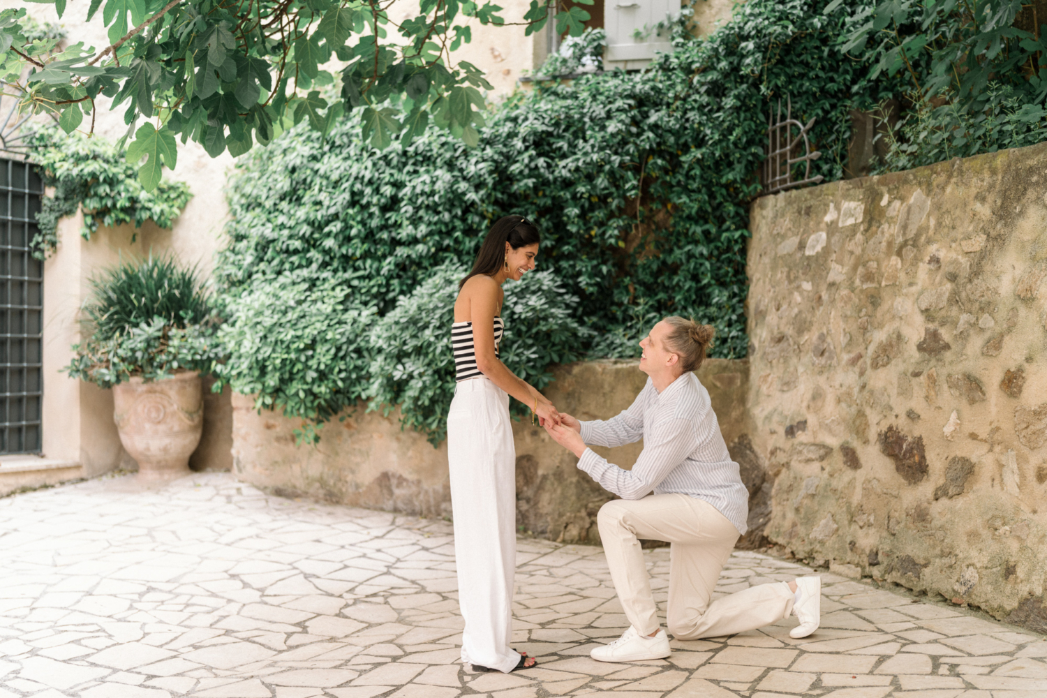 karina leigh - surprise proposal and engagement in saint tropez france