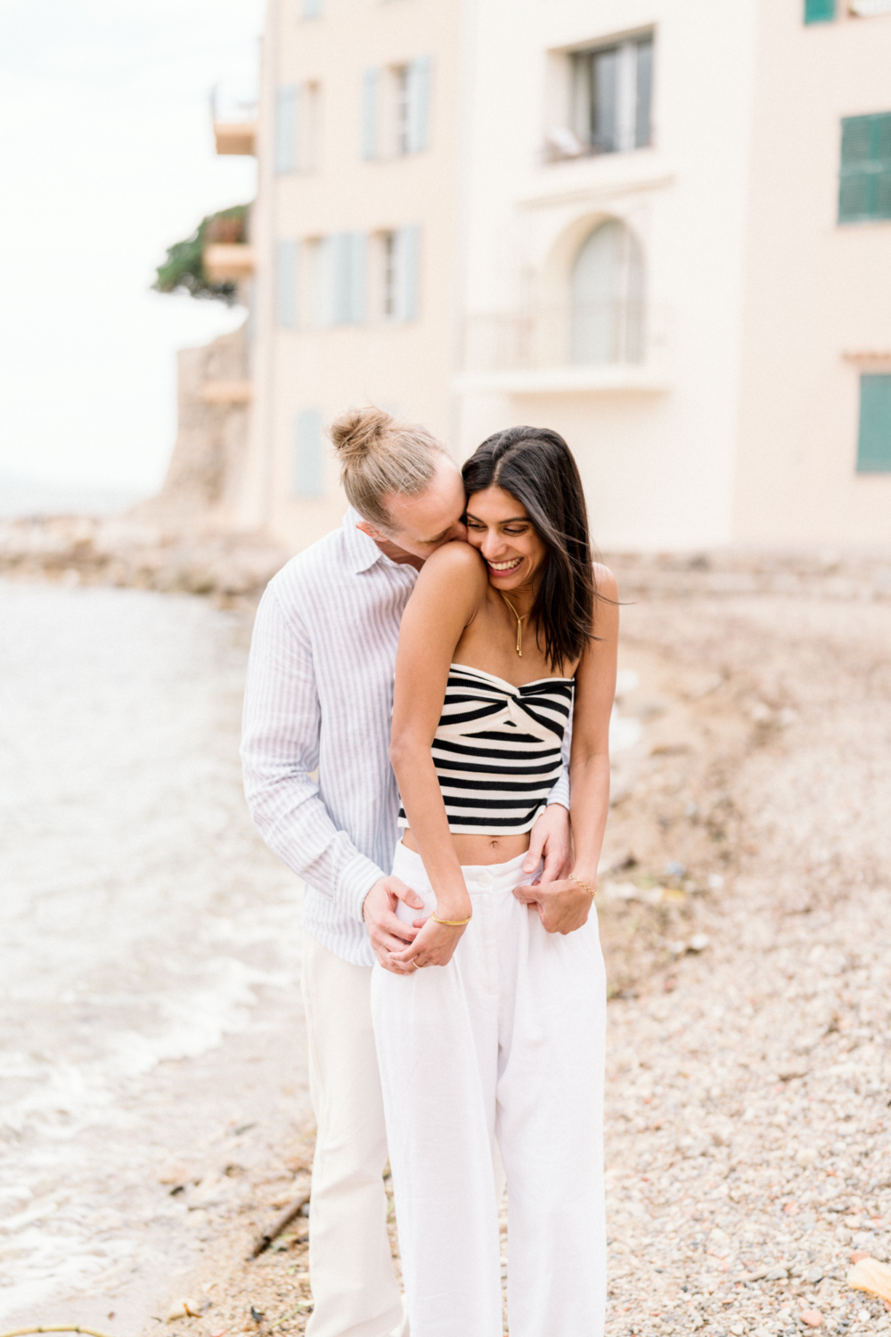 karina leigh - surprise proposal and engagement in saint tropez france