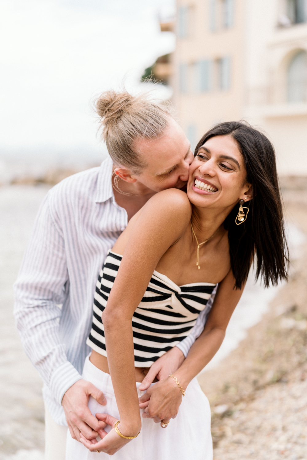karina leigh - surprise proposal and engagement in saint tropez france