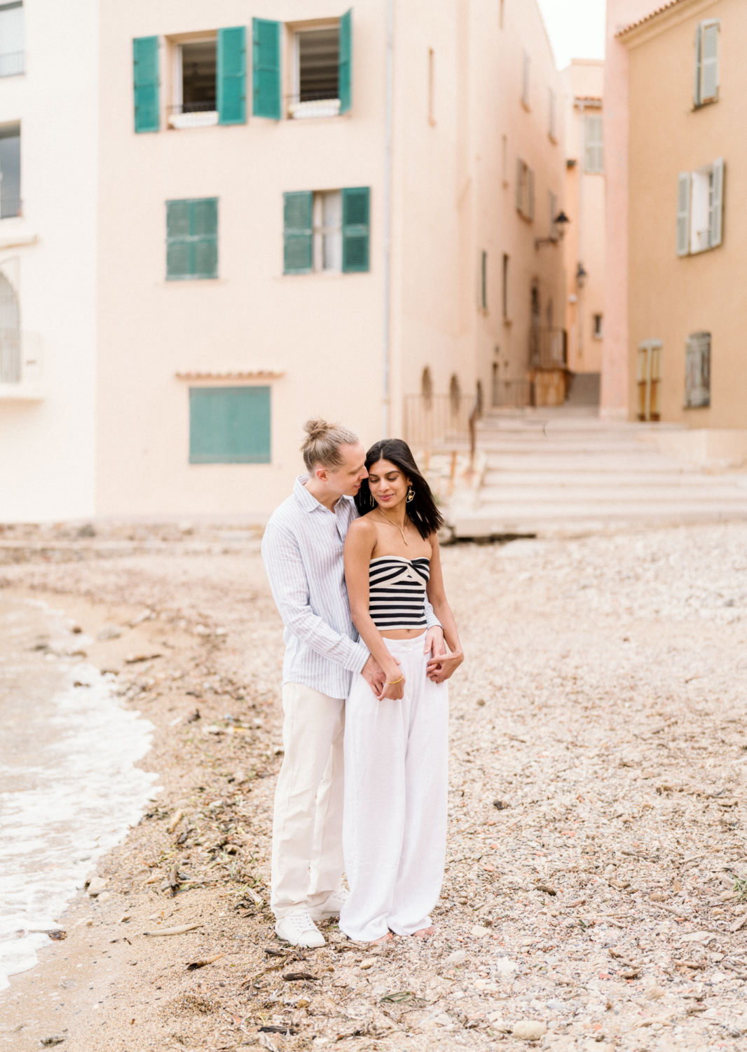 karina leigh - surprise proposal and engagement in saint tropez france