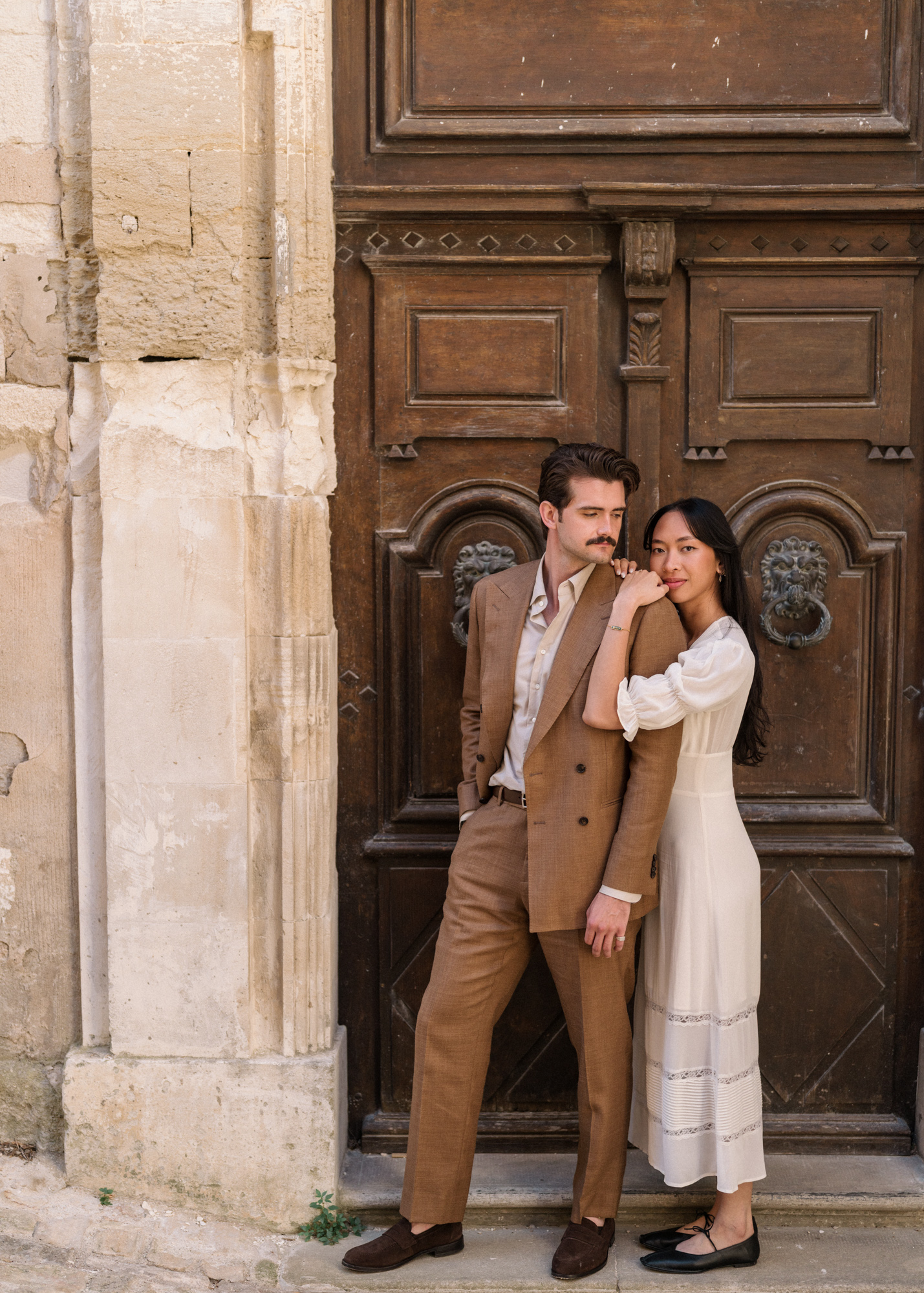 karina leigh - beautiful surprise proposal in gordes france