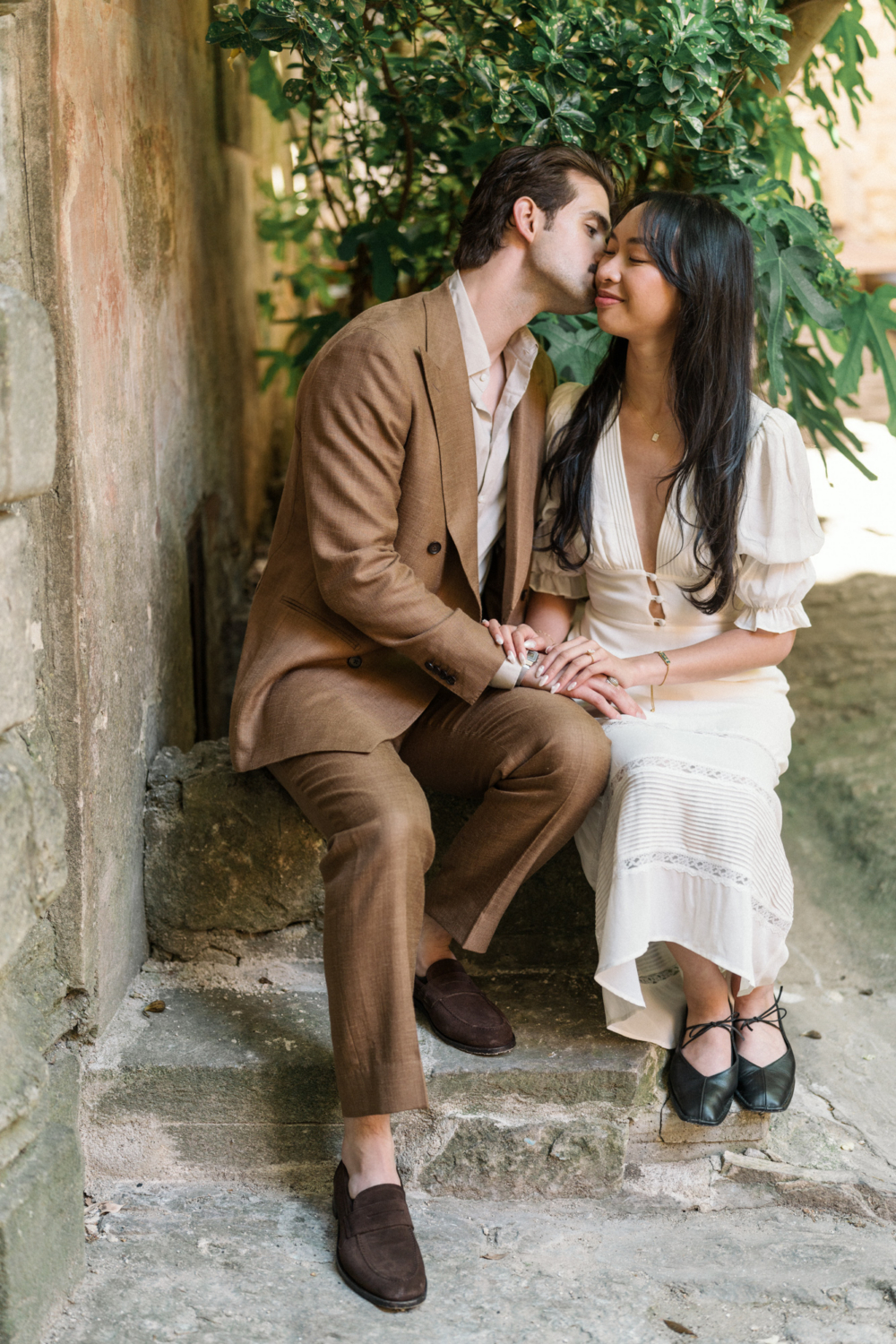 karina leigh - beautiful surprise proposal in gordes france
