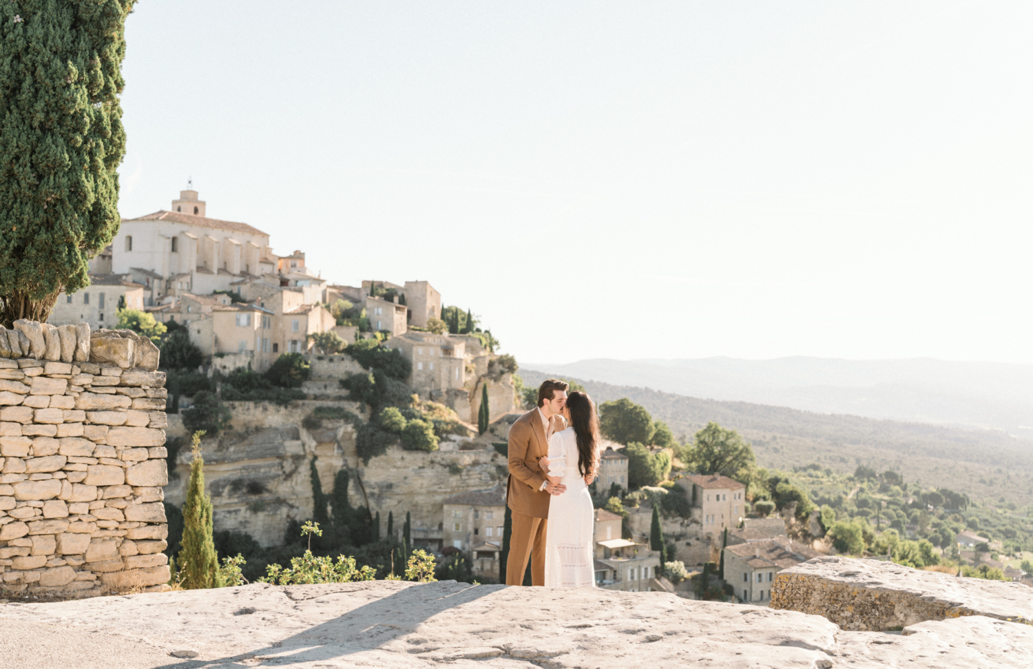 karina leigh - beautiful surprise proposal in gordes france