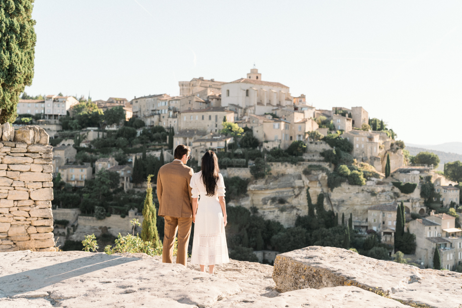 karina leigh - beautiful surprise proposal in gordes france