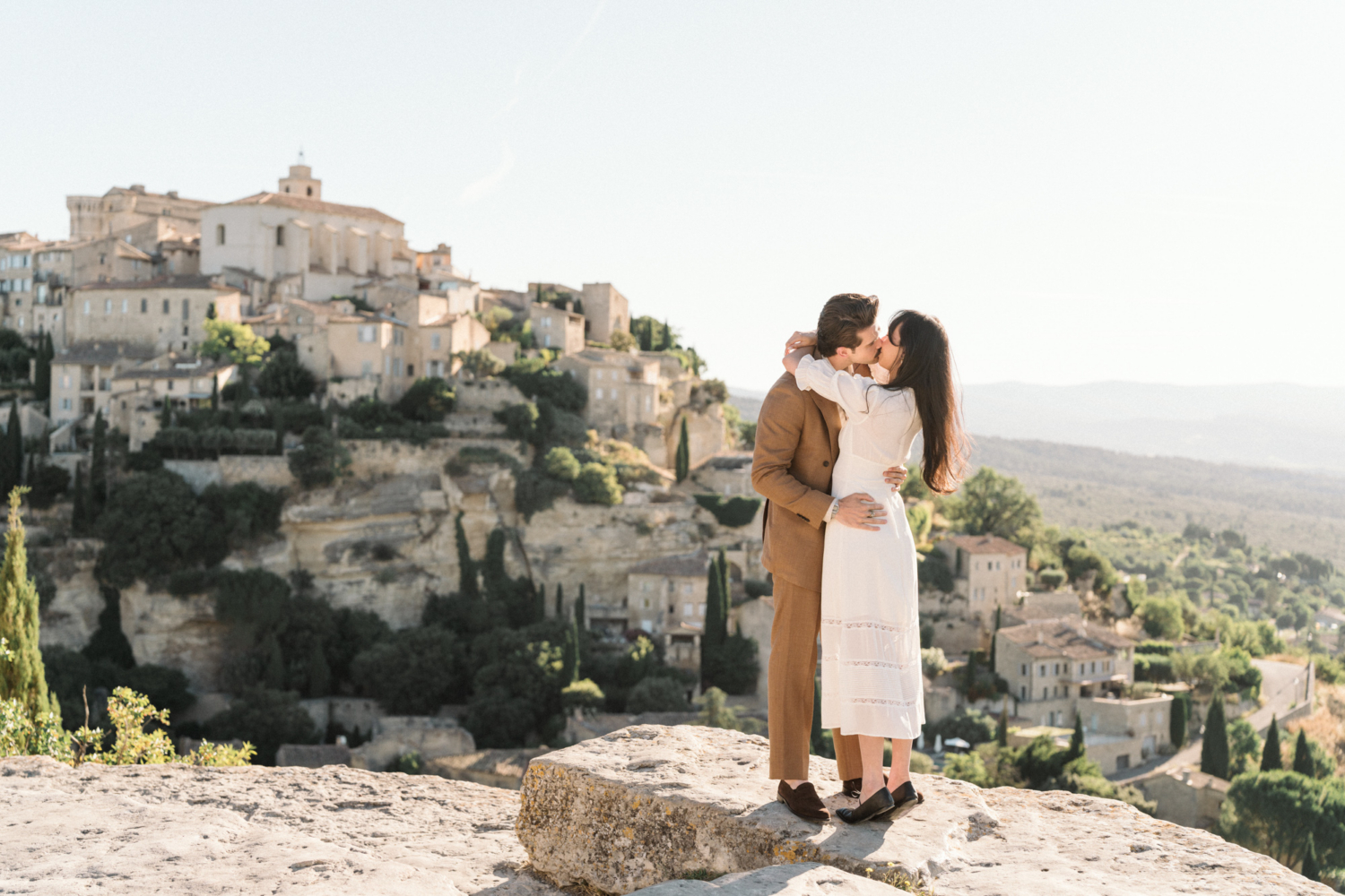 karina leigh - beautiful surprise proposal in gordes france