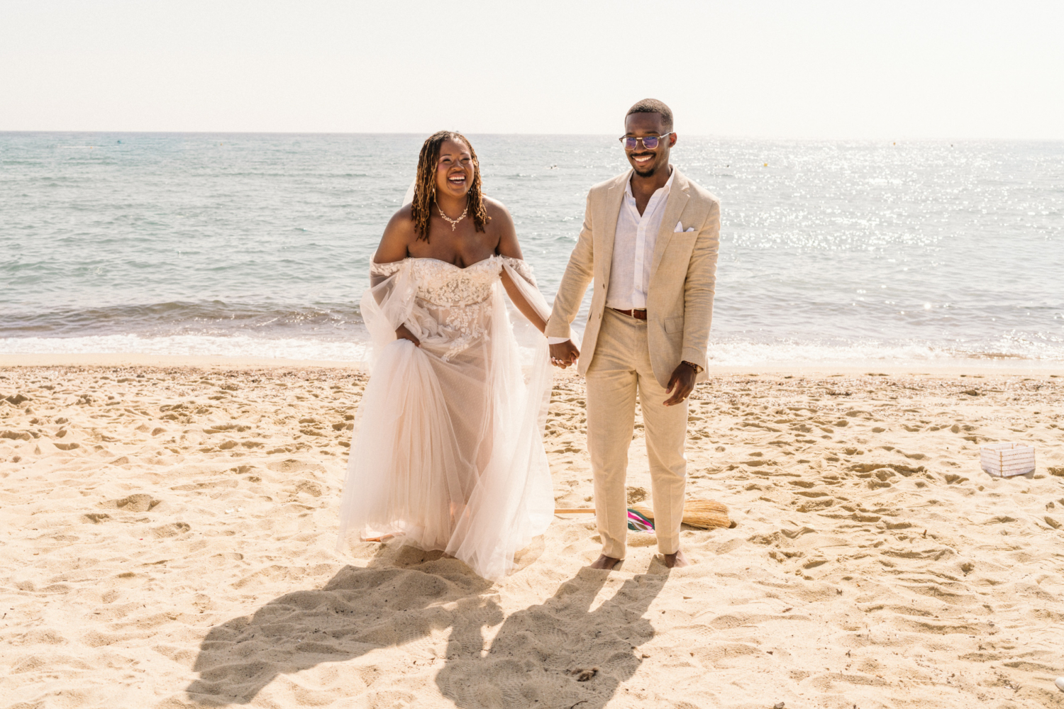 elopement for african american couple in saint tropez france