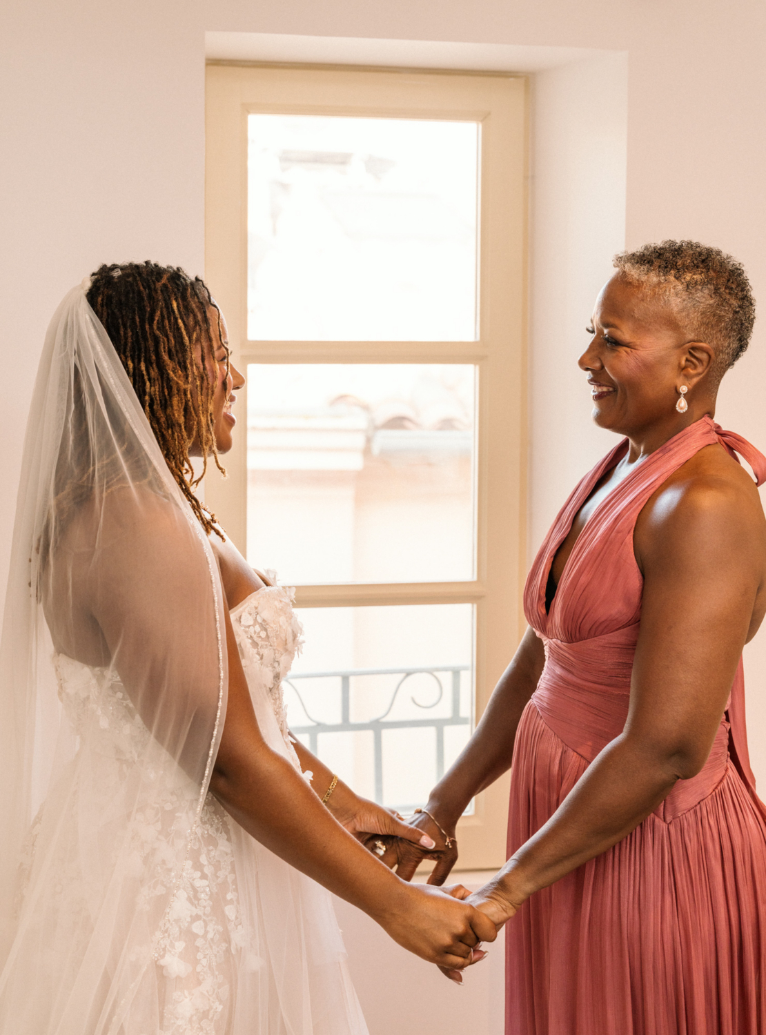 bride gets ready for wedding in saint tropez