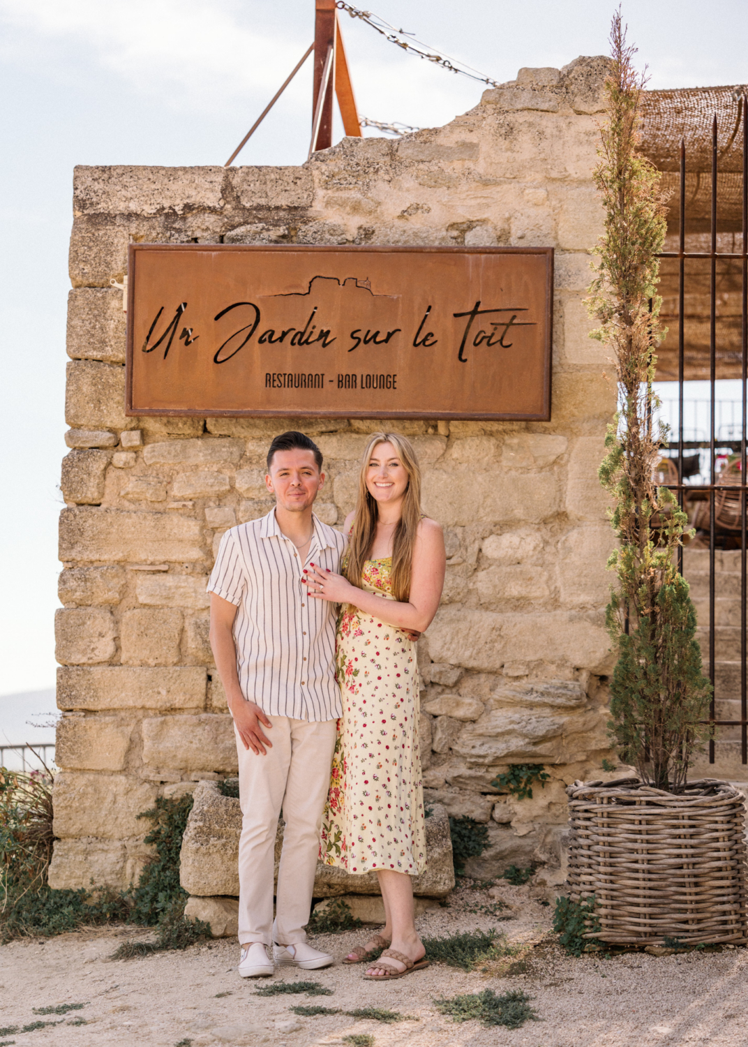 surprise proposal in saignon, provence, france