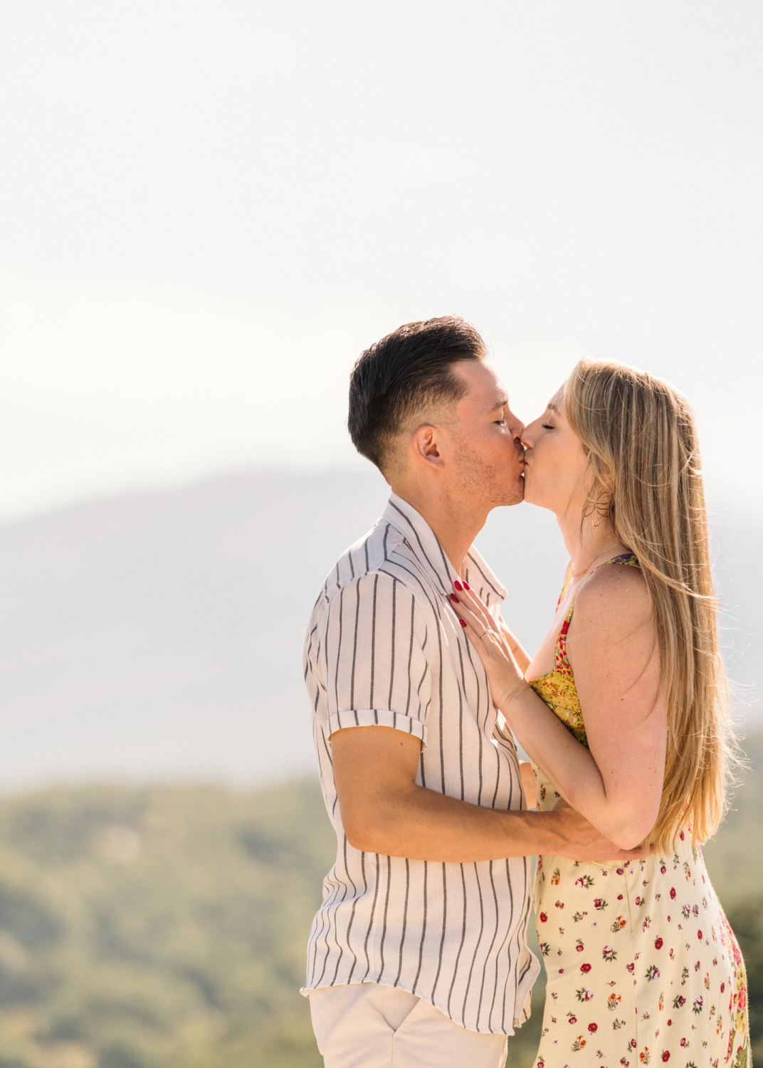 surprise proposal in saignon, provence, france