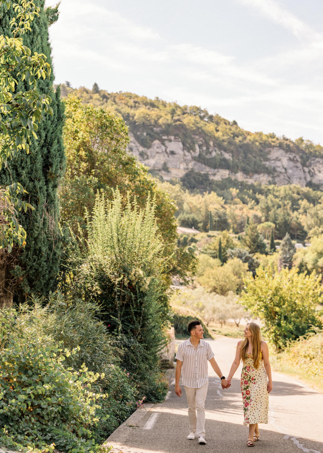 surprise proposal in saignon, provence, france