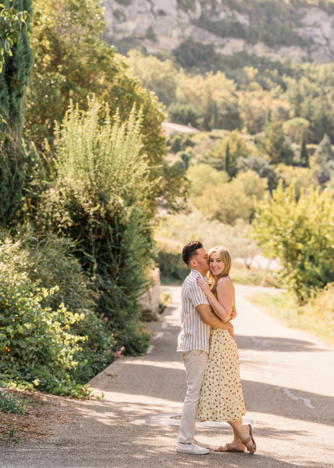 surprise proposal in saignon, provence, france