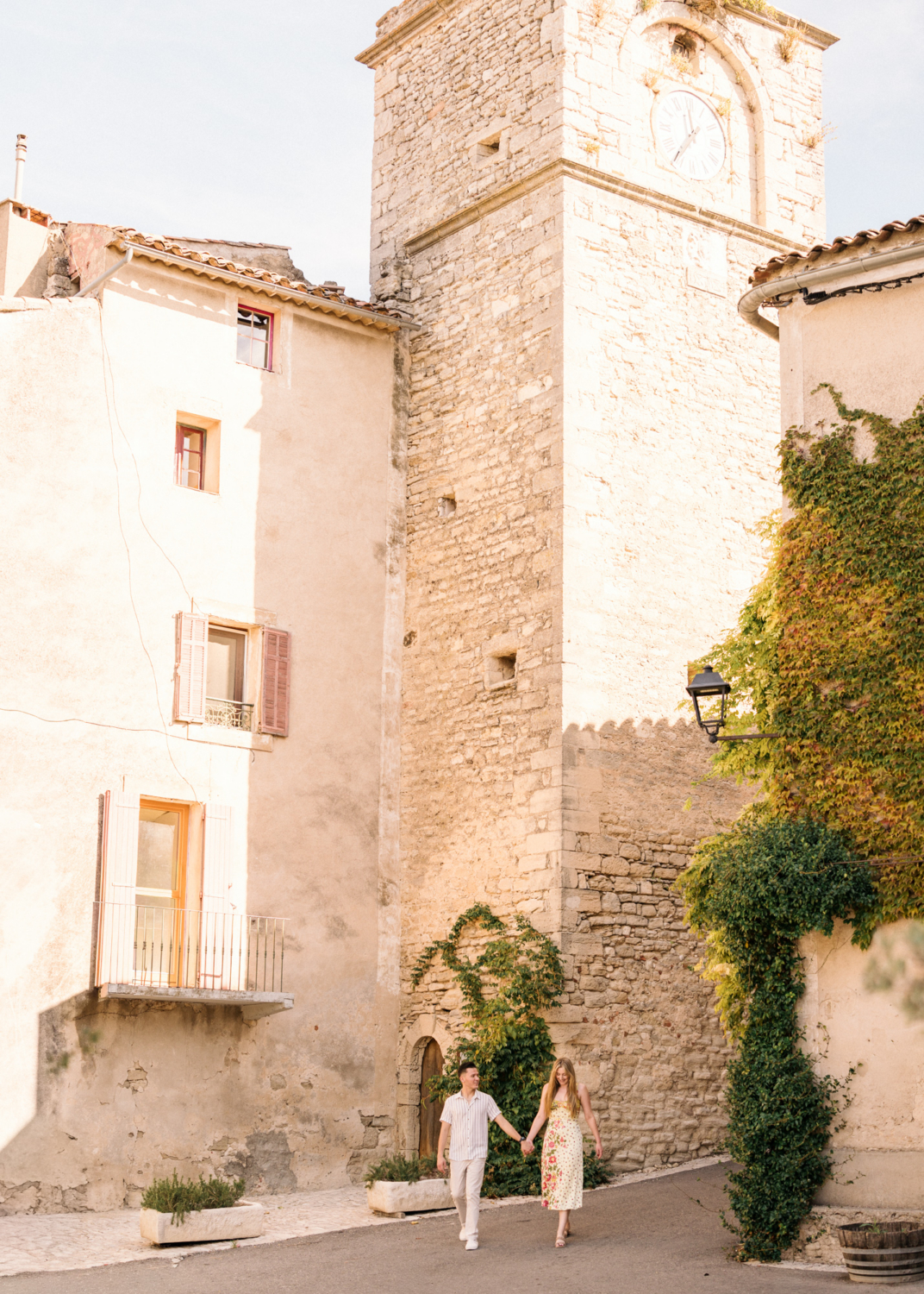 surprise proposal in saignon, provence, france